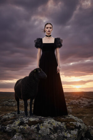 Anasi Darkwear Couture Dress by Studio Tanjas, Croatia