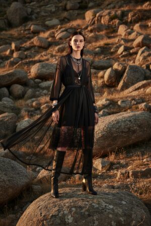 aurora neo noir kaftan