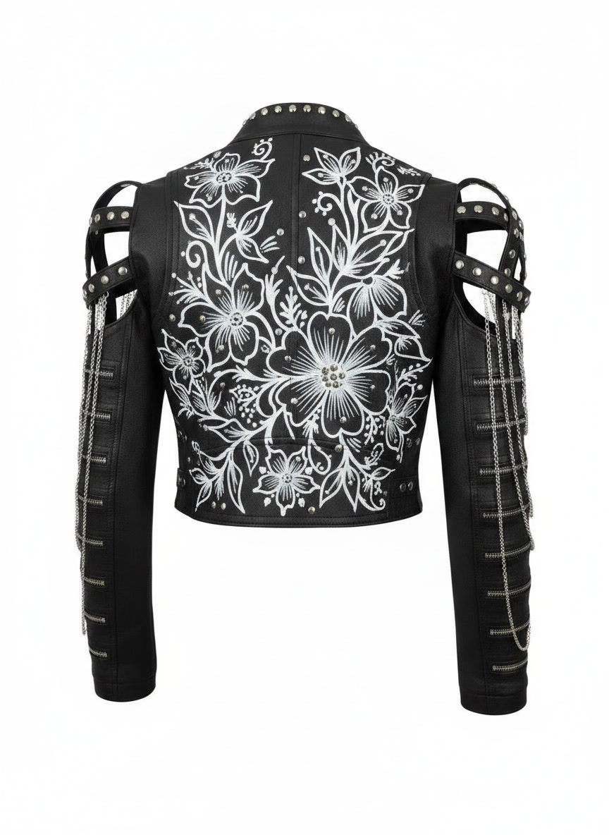 Unnamed Flower Hero lather jacket Unnamed Flower Hero lather jacket