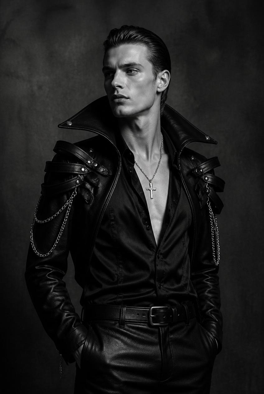 Vanda leather bolero jacket Vanda leather bolero jacket