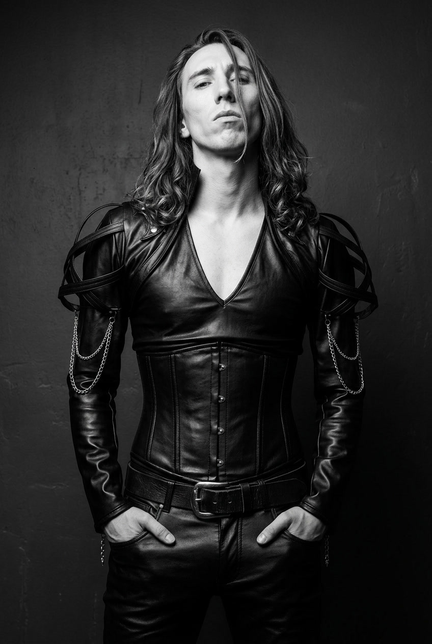 Home gotos leather bolero
