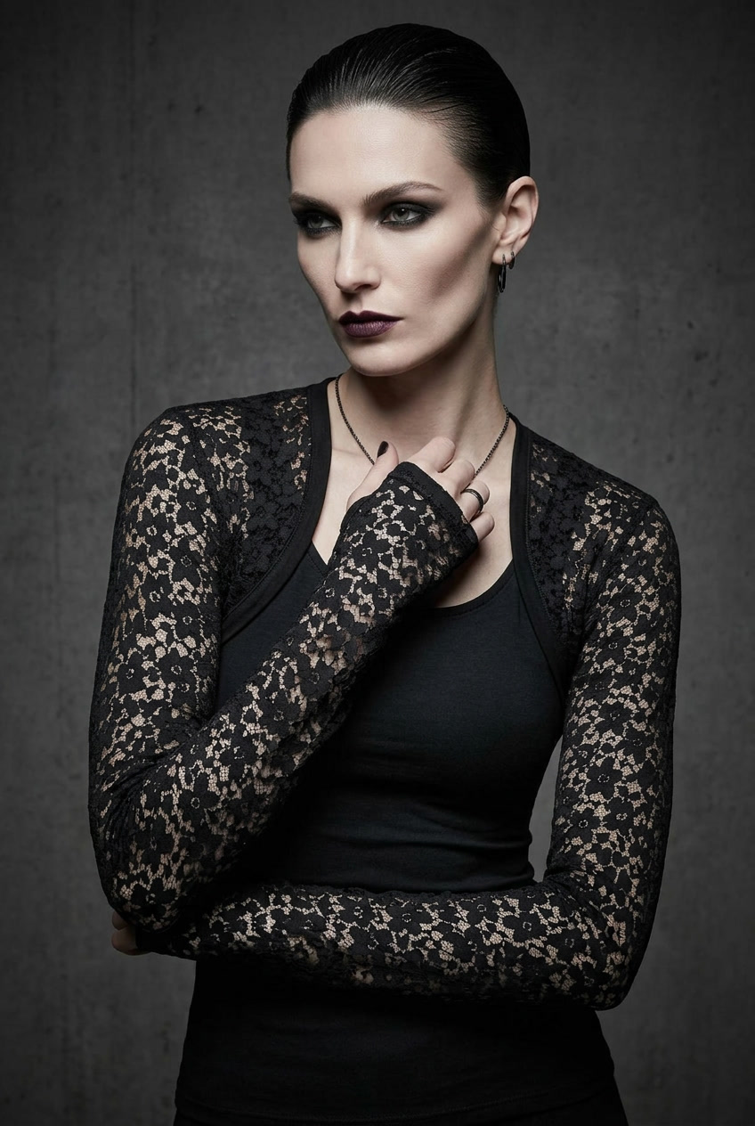 VEIL bolero lace shrug VEIL bolero lace shrug